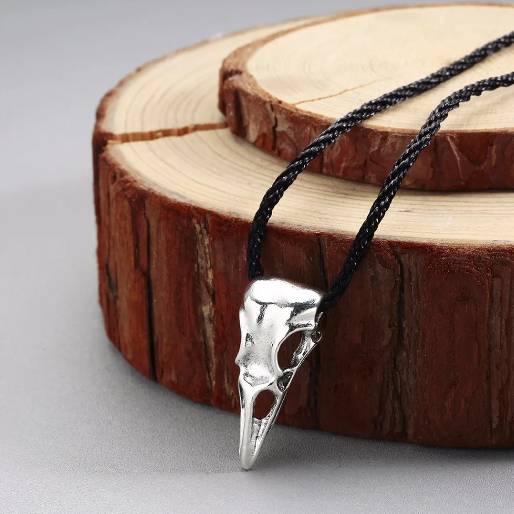 Chandler Steampunk Halloween crow skull pumpkin ghost necklace Pendant Rope Chain Necklace Cosplay Rock men Male Accessories | Украшения и
