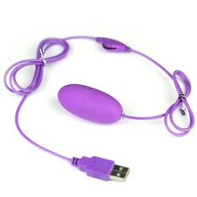 USB Mini Bullet Anal Plug Vagina Clitoris Penis Multispeed Egg Stimulator Nipples Sex Toys For Woman Couple Adult SM Sex Product