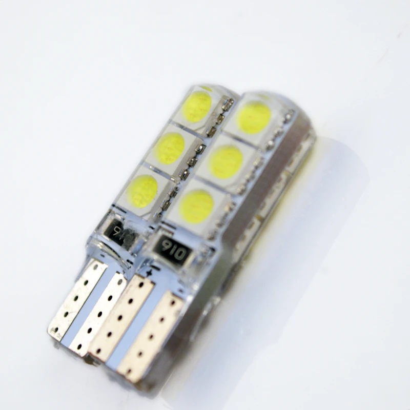 Flytop T10 194 W5W 6SMD 5050 силиконовая оболочка Светодиодный лампочки Canbus автомобиля светодиодный 1 шт