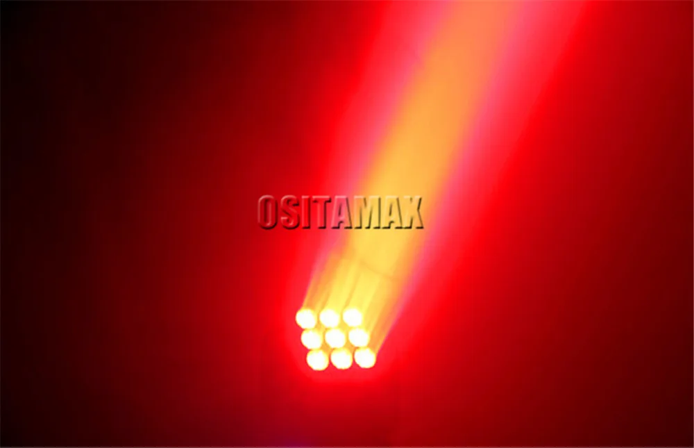 OSITAMAX-A 9X12 Вт матрица мойка Movinghead свет RGBW 4в1 сценическое освещение эффект светомузыка для дискотеки