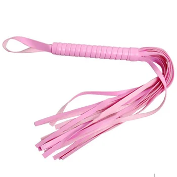 Sex Leather Whip Riding Crop,Spanking BDSM Bondage Paddle ,Fetish Rod Whip Flogger,Sex Toys for Couples BDSM Cosplay Bondage 6