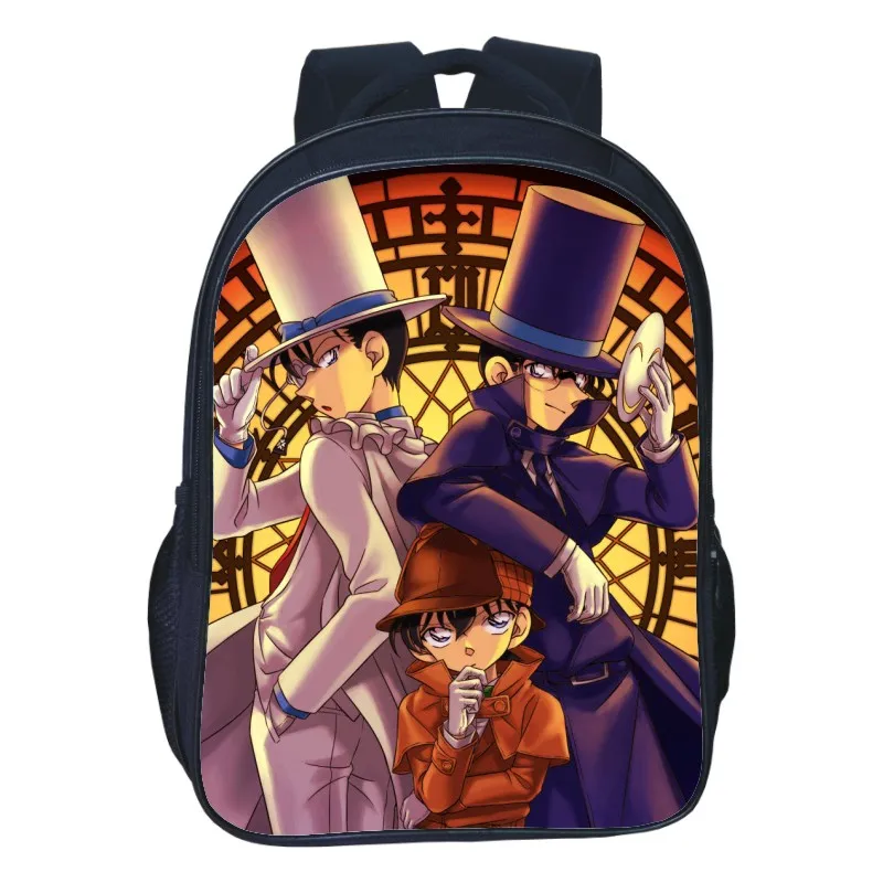 

2018 New Multi Size Optional Printing Cool Detective Conan Children Backpacks Cartoon Kids School Bags for Student Book Bag Boys