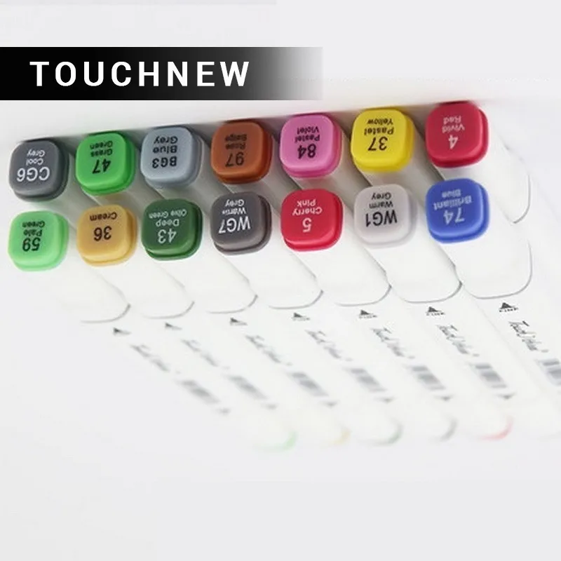 

New Double-headed Nib 32/48/72 Colors Multicolor Oily Marker Pen Student painting Art school Landscape Design