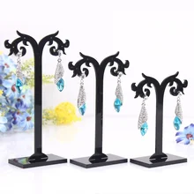 3 шт./компл. черный прозрачный может иметь разные параметры роста акриловая подставка-витрина для сережек Стенд ювелирных изделий Организатор Съемный держатель ювелирных изделий Дисплей