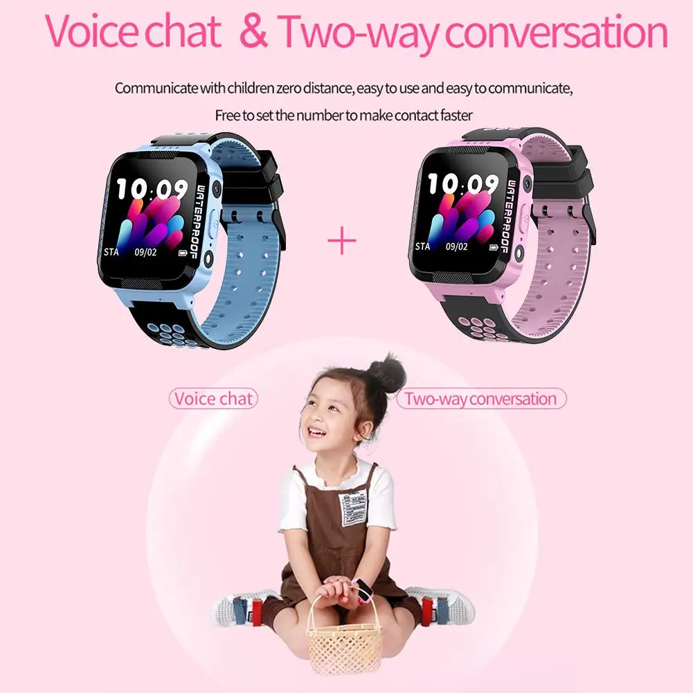  Y37 Kinder Smart Uhr IP67 Tief Wasserdicht 2G SIM Karte GPS Tracker Anti-Verloren Smart Uhr Für IOS