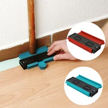 Неправильный контурный датчик дуговая линейка пластиковый измерительный прибор контурный профиль шкала шаблон кривизны шкала плиточный ламинат общие инструменты