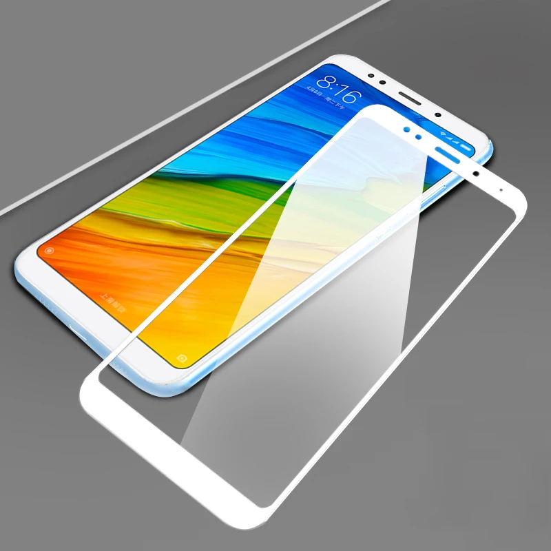 3D закаленное стекло для Xiaomi Redmi 5 полное покрытие 9H защитная пленка