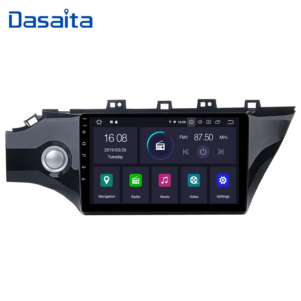 Top Android 9.0 Car 1 din Stereo  for Kia K2 New Rio 2017 2018 Car Radio Bluetooth 10.2"  IPS Multi Touch Screen 1
