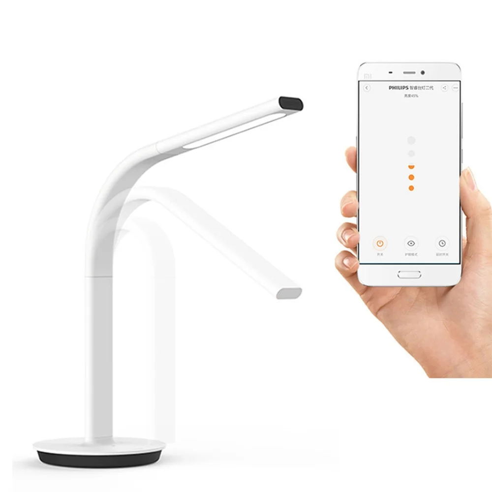 100 Original Philips Smart Table Lamp 2 LED Light Desk Lamp Eye Care