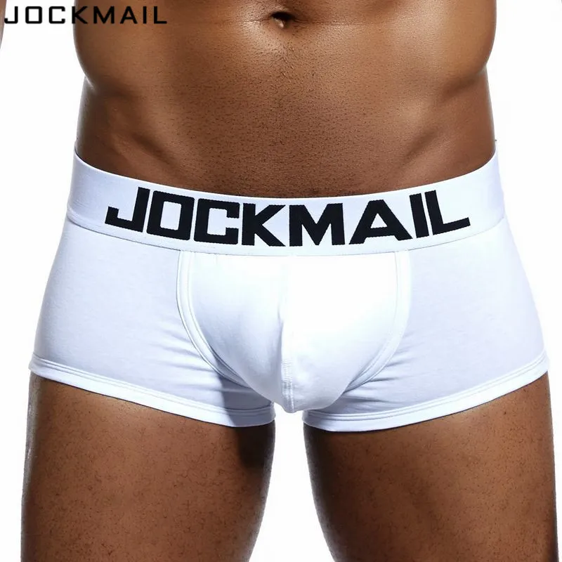 JOCKMAIL, фирменное Мужское нижнее белье, боксеры, шорты для геев, с мешочком для пениса, cueca, боксеры, calzoncillos hombre, мужские боксеры, шорты, трусы для сна