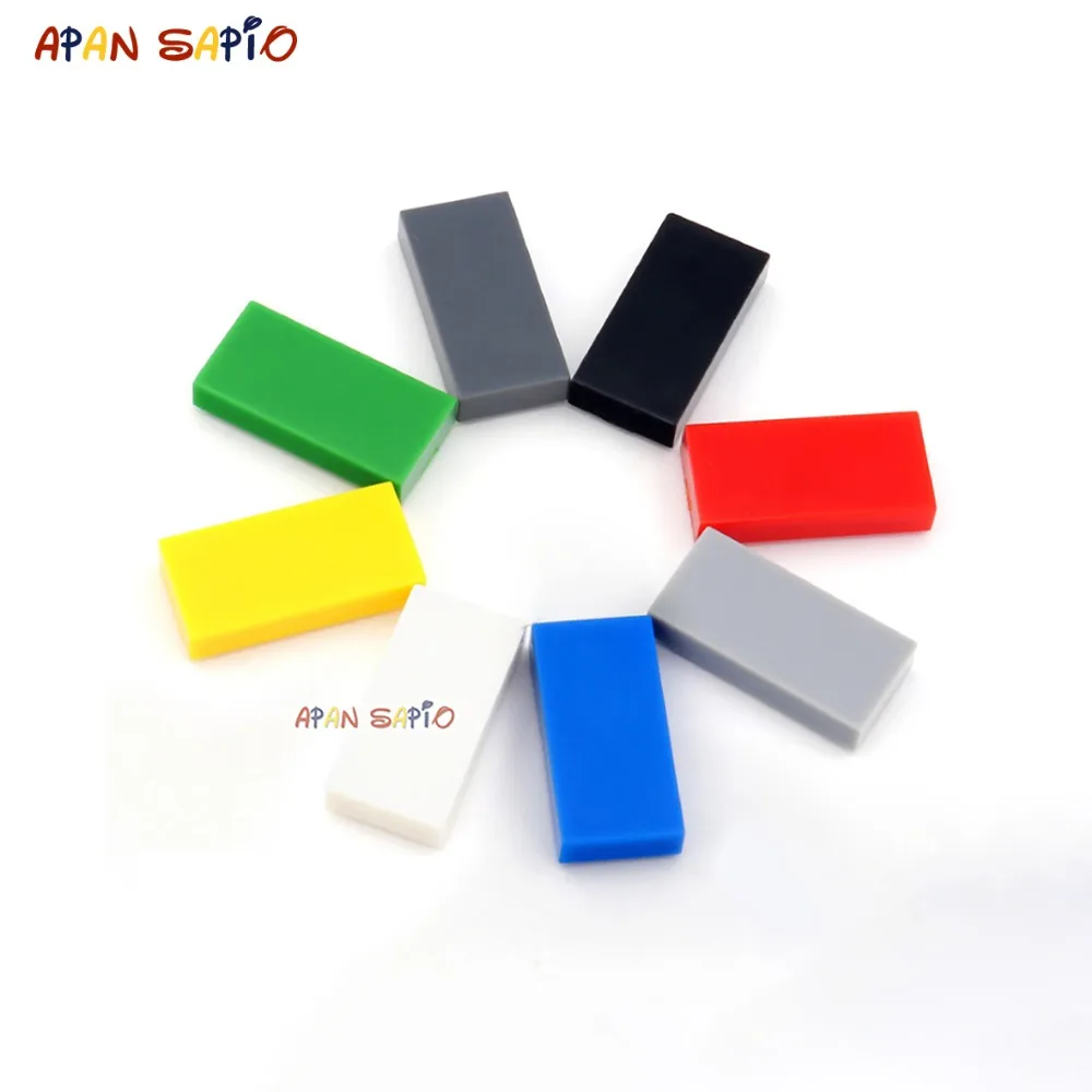 

DIY Building Blocks Smooth 1x2 280PCS/lot 8Colors Special Accessories Bricks Compatible With Legoed Duplos kids Toys Educational