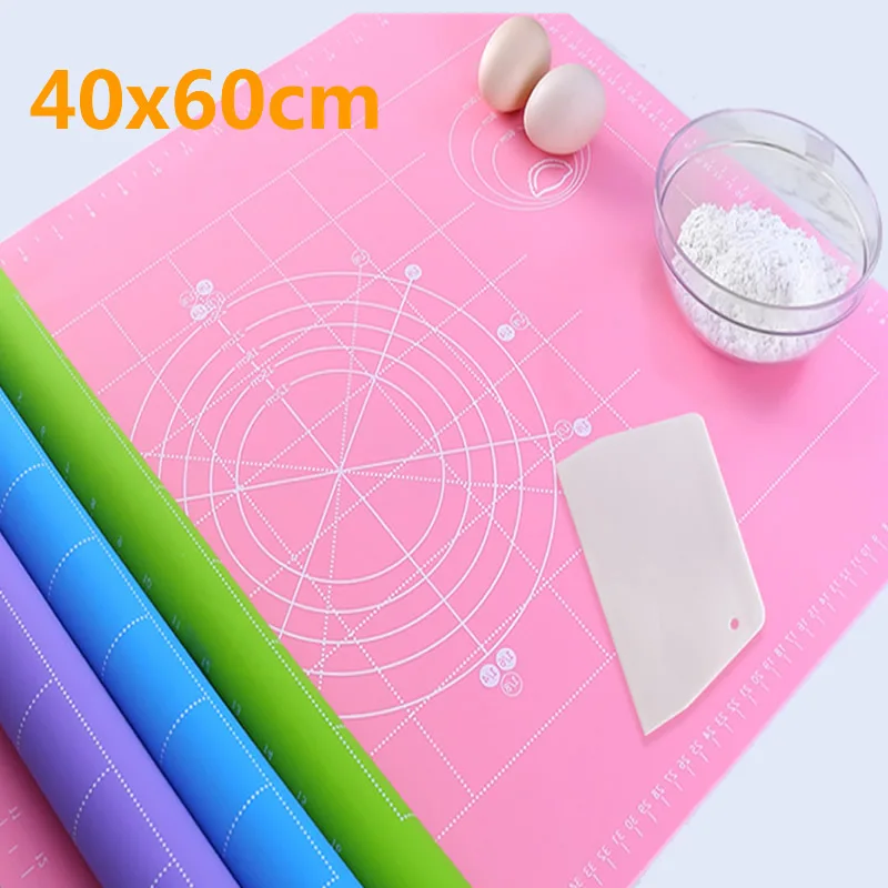 

Reusable Silicone Baking Mat Eco-Friendly Mat For Rolling Dough Pad Large Non-stick Oven Patisserie Baking Accessories Tools New
