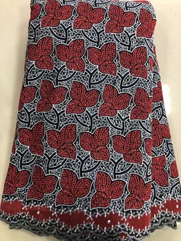 

High Quality Cotton Lace Fabric 2019 Latest Design Swiss Voile With Stone Swiss Voile Lace Switzerland For Party Dress SLL3857