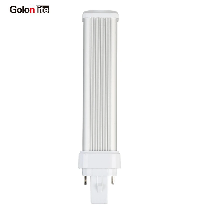 Golonlite G24 светодиодный светильник PL 11Вт 9 Вт 7 5 4 pin 2 g24 Светодиодный лампы g24d g24q E27 E26