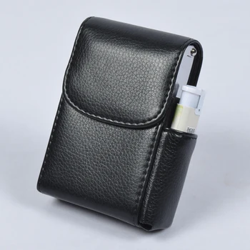

Men's Cigarette Case Outdoor Convenient Leather Cover Can Be Put Into The Waist Cigarette Cases