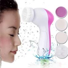 Deep Clean 5 в 1 Электрический Очиститель для лица Уход за кожей Кисточки массажер мыть очиститель пор Уход за кожей массаж Кисточки