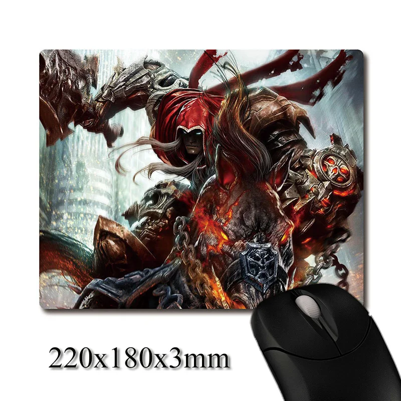 

War and Destruction of Apocalypse Four Horsemen printed Heavy weaving anti-slip rubber pad office mouse pad Coaster Party favor