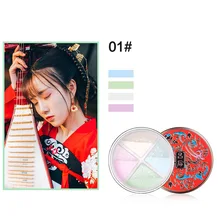 4 цвета Forbidden City Loose Powder гладкая установка управления маслом пудра для макияжа MSI-19