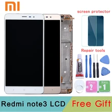 CPU Mediatek Helio X10 octa-core Note3 5.5" Display For XIAOMI Redmi Note 3 LCD Touch Screen Digitizer with Frame Replace