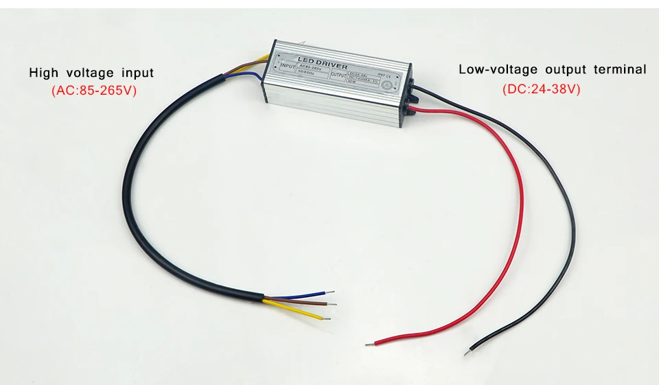 10 Вт, 20 Вт, 30 Вт, 50 Вт, 100 Вт светодиодный адаптер трансформатора AC85V-265V-DC24-38V переключатель питания для прожектора светодиодный светильник