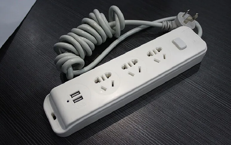 

2016 Brand New for XiaoMi Power Strip 2 USB Charging Ports Mi Power Plug US & AU Standard Plug Multi Adapter Smart Mi USB