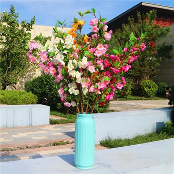 

4forks Chinese silkworm begonia silk flower flowers plants home wedding arch decorative decorative simulation wreaths wholesale