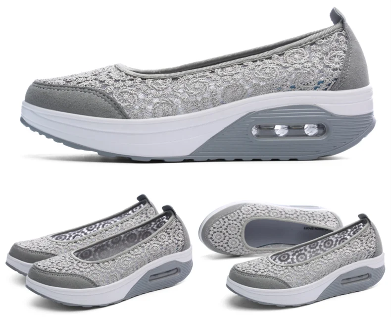 STS Brand Fashion Women Flat Platform Shoes Woman Breathable Mesh Bud silk Casual Shoes Moccasin Zapatos Mujer Ladies Boat Shoes (18)