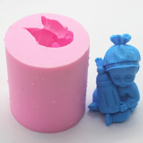 3D סיליקון מחזיק תינוק בקבוק חלב Chcolate יצקו פודינג ג 'לי סוכריות קרח קוקי ביסקוויט Mould פאן בישול