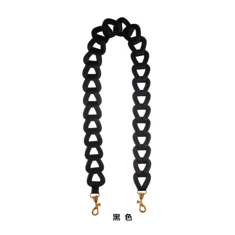 Fashion Leather Wide Handbag Strap Single Matching Strap For Crossbody Bag Gold Chain Strap Leather Bag Accessories Replacement