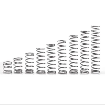 

dia 0.5mm D 5mm L 5-50mm 10pcs stainless steel compression spring Y shape extension springs rustproof electrical spring