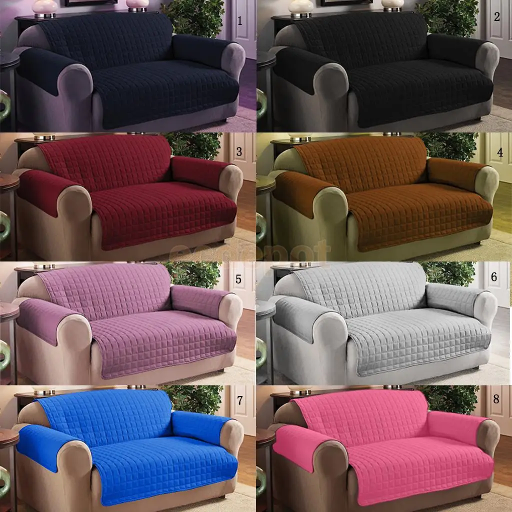 

Waterproof 1/ 2/ 3-Seater Lounge Couch Sofa Cover Slipcover Protector Assorted for furniture guarding against tears beverages