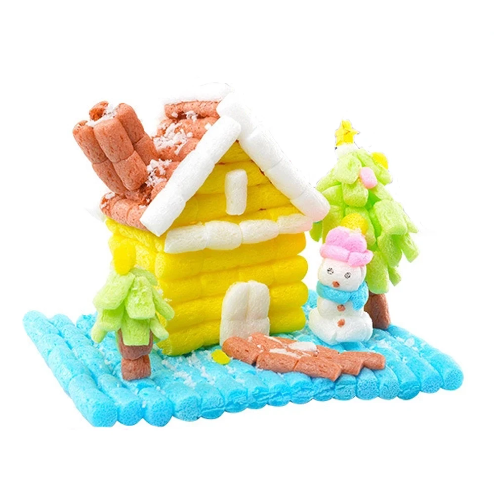 Best  300pcs Building Blocks Magic Corn Plasticine Toys for Children Kernels Kindergarten Handmade DIY Cr
