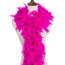 2 jardas de alta qualidade fofo rosa vermelho de peru, penas boa de cerca de 50 gramas, decoração diy, feeasant, penas para artesanato, casamento trajes de carro