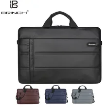 BRINCH Толстый водонепроницаемый 13,3 дюймов 15,6 дюймов Портативный бизнес lдля лаптопа, ноутбука, через плечо сумка Защитная Мужская и женская сумка для компьютера