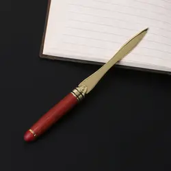Нержавеющая сталь канцелярский нож с деревянной ручкой конверты для резки Ножи разделить файл