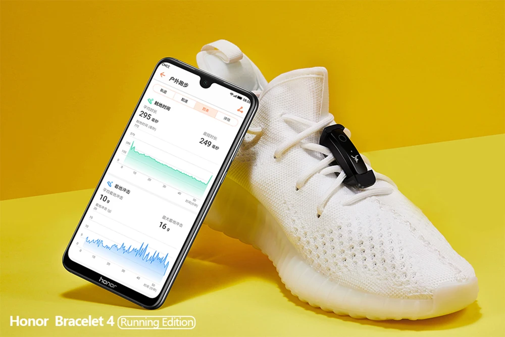 Huawei Honor Band 4 Беговая версия обуви-пряжка ударный фитнес-трекер версия Smart 50 м водонепроницаемый монитор сна