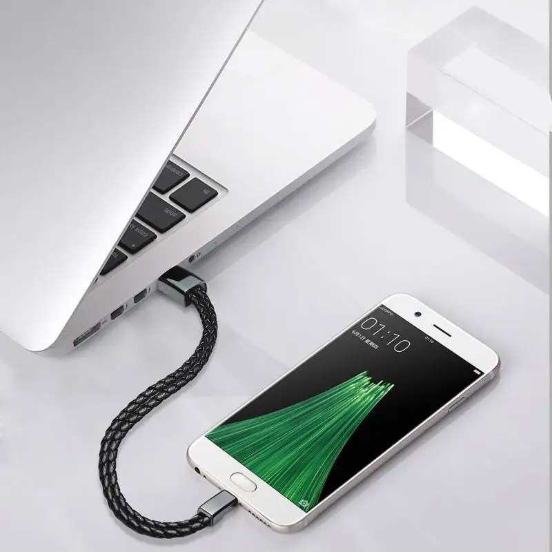

Cable Bracelet Charging Cord for iphone/Type-c/Micro phone Genuine Leather Bracelet Charger USB
