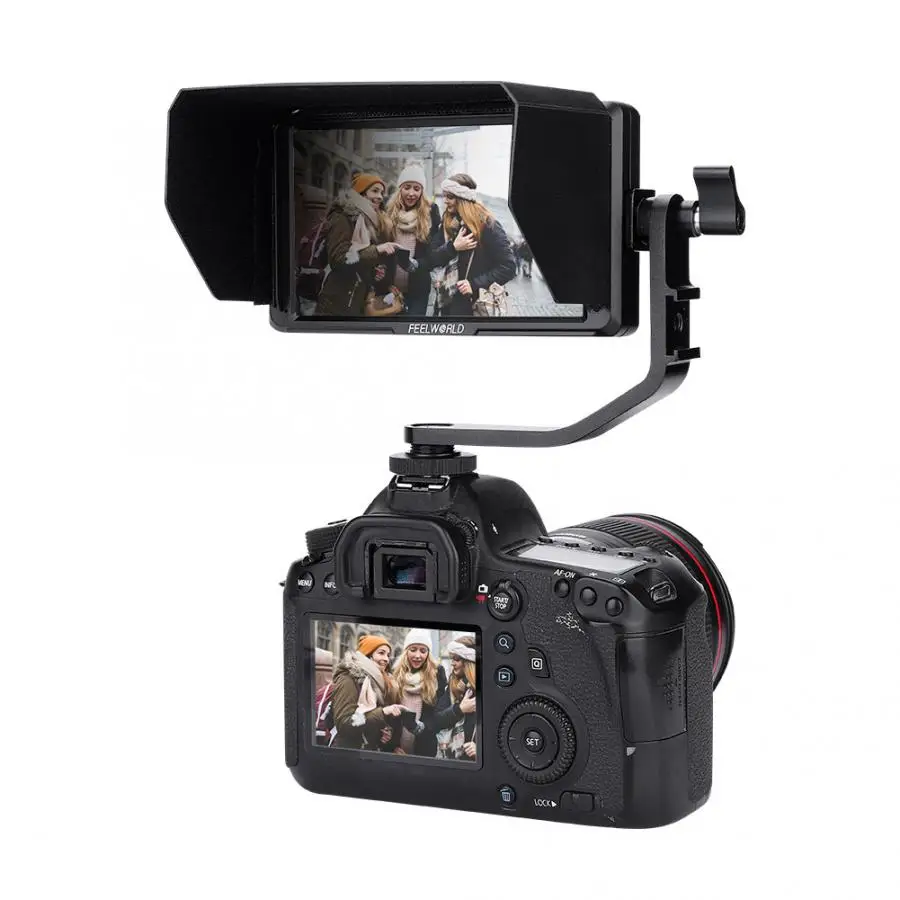 

Feelworld F5 Photography Monitor 5inch DSLR Camera Monitor Full HD Focus Video Assist Field Monitor LCD IPS 4K HDMI Input Output