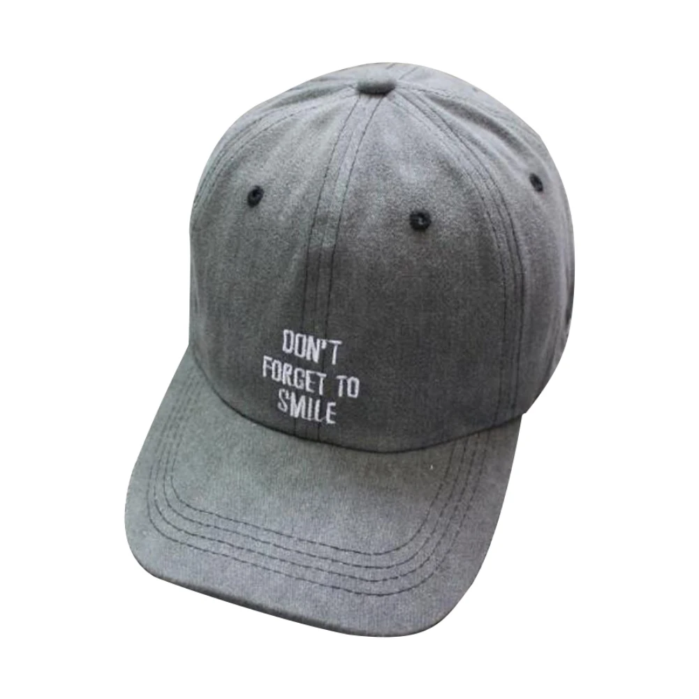 Простой Письмо вышитые Бейсбол Кепки Snapback Для мужчин Для женщин Открытый Хип-хоп Hat