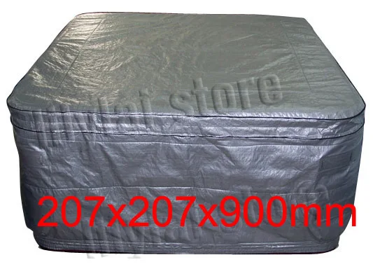 hot tub cover bag and spa cap with isolation, size 2070x2070x900 mm (6.8 ft. x 8.7 ft. x 35 in.) can Customize any shape ,size