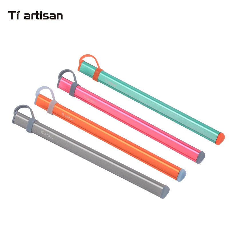 Tiartisan Chopsticks Storage Tubes Aluminum Box Case For Titanium Chopsticks Storage Box Without Chopsticks 4Colors