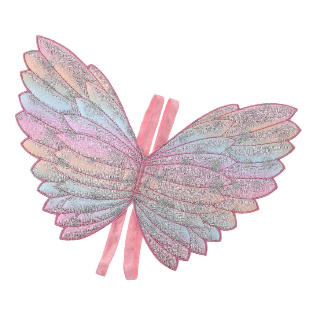 Kids Girls Butterfly Wings Fairy Cape Funny Dress Party Costume Accessories