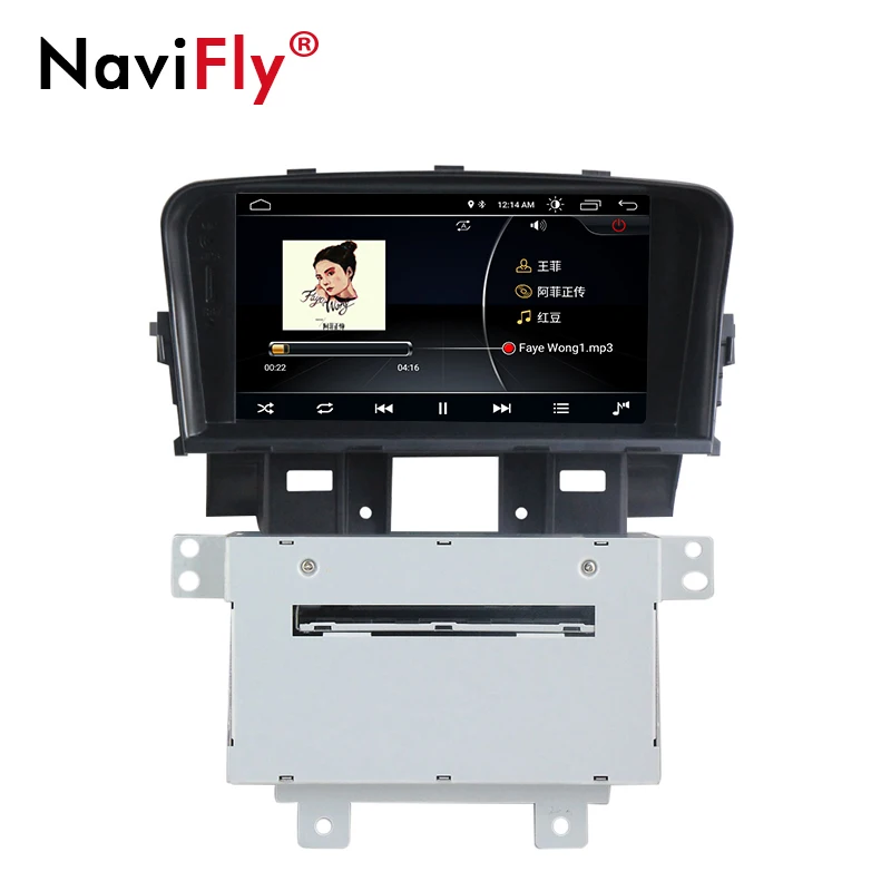 Clearance NaviFly  car dvd radio radio player Android8.1 For Chevrolet Cruze 2008 2009 2010 2011 2012 car dvd gps stereo player with wifi 3