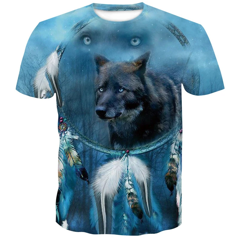 

Wolf 3d T-shirt male one piece Drop Ship Top Tee Short Sleeve Camiseta Round Neck Tshirt Fashion Casual Brand funny t shirts