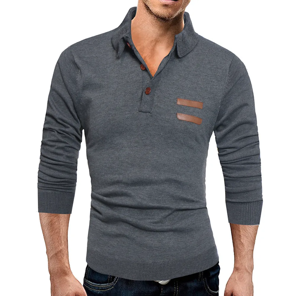 Baoaili удобные Для мужчин модные Стиль осень-зима Повседневное Cool Boy стоит иметь свитер Лидер продаж твердые блузка 3L50