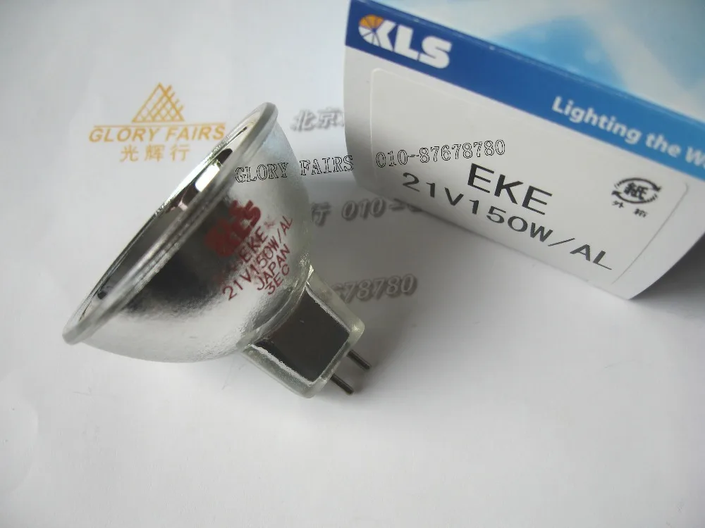 2 шт. KLS EKE 21V150W/AL 21 в 150 Вт галогенная лампа для JCR 21-150/AL EKE/AL 21V150W лампы проектора