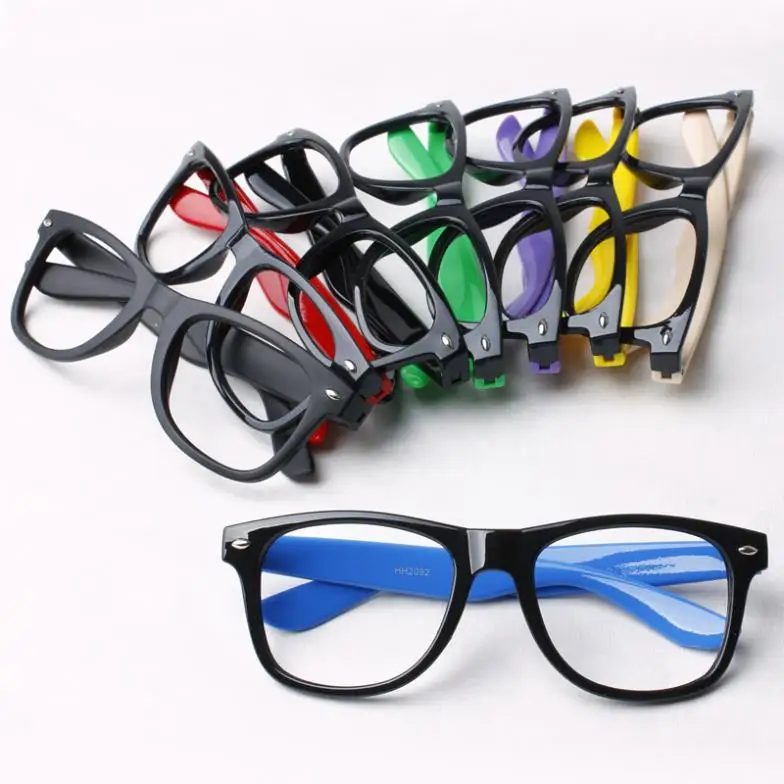 Rivets glasses frame black Men meters eyeglasses frame fashion vintage