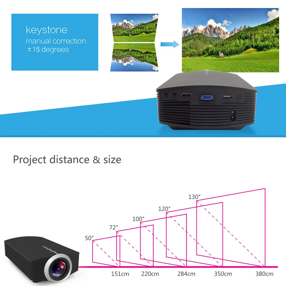 AAO YG500 ترقية YG510 جهاز عرض صغير 1080 P 1800 التجويف المحمولة LCD جهاز عرض (بروجكتور) ليد المنزل سينما USB HDMI 3D متعاطي المخدرات باس المتكلم AAO YG500 ترقية YG510 جهاز عرض صغير 1080 P 1800 التجويف المحمولة LCD جهاز عرض (بروجكتور) ليد المنزل سينما USB HDMI 3D متعاطي المخدرات باس المتكلم