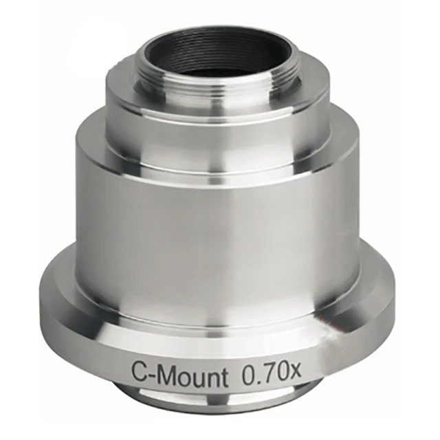 $US $120.46  0.7X Microscope Phototube C-Mount Adaptor CCD Camera Adapter Lens for Leica UIS DM Series Trinocula