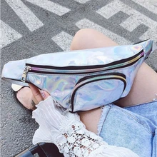 Модный, Для женщин ПУ Блестящий Fanny поясная сумка Бум сумка в стиле «Хип кошелек Курьерские сумки
